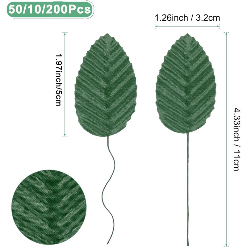50/100/200Pcs Artificial Silk  - Florist Supply Bulk ulasan dan harga
