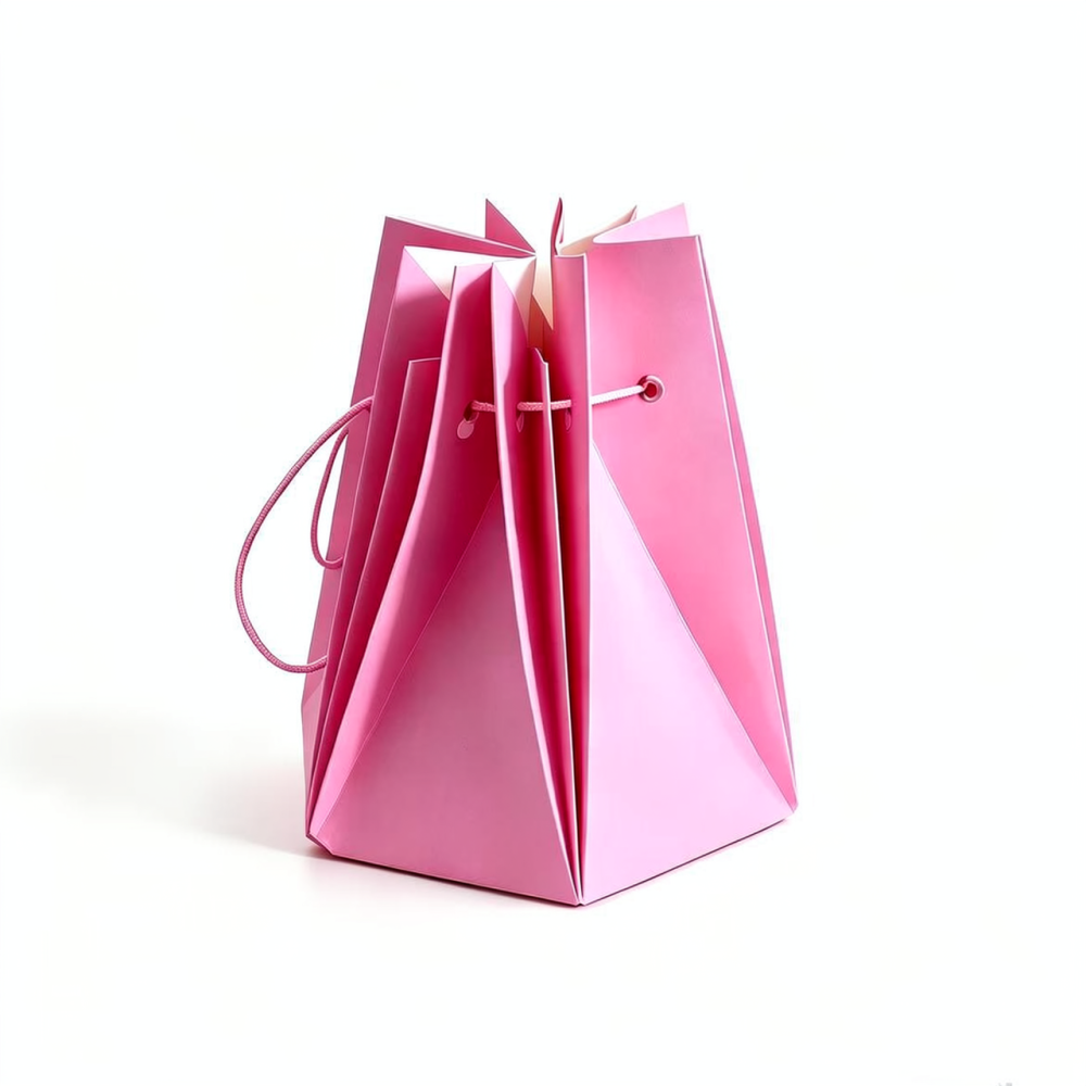 Stylish Hexagon Flower Carrier - Florist Supply Paper ulasan dan harga