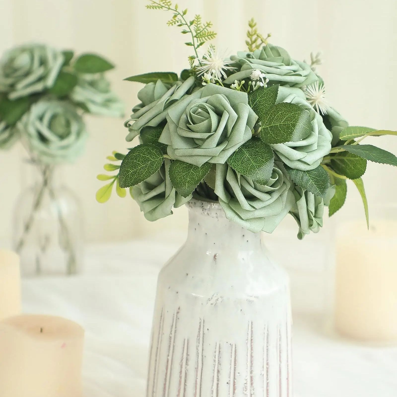 Artificial Flowers 25pcs Real  - Florist Supply Bulk ulasan dan harga