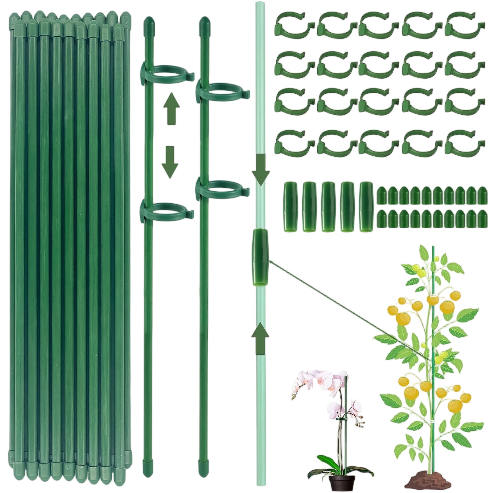 Plant Supports Rod Single Stem - Florist Supply Bulk ulasan dan harga