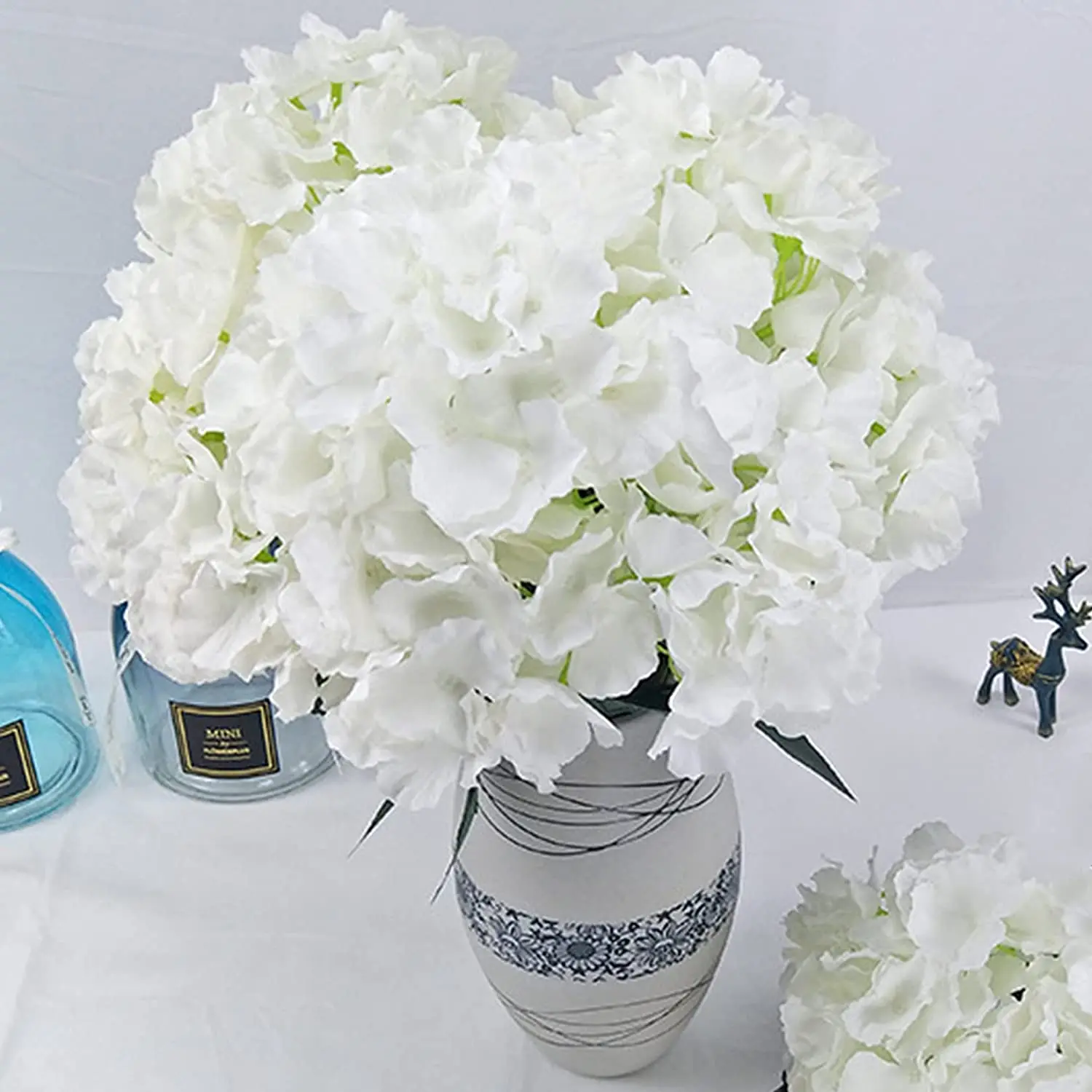 8 Inch Big Silk Hydrangea Head - Florist Supply Bulk ulasan dan harga
