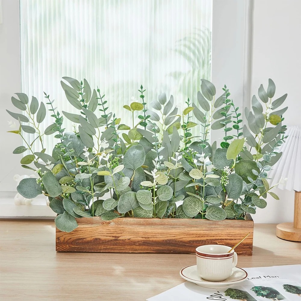 20pcs Eucalyptus Leaves Stems  - Florist Supply Bulk ulasan dan harga