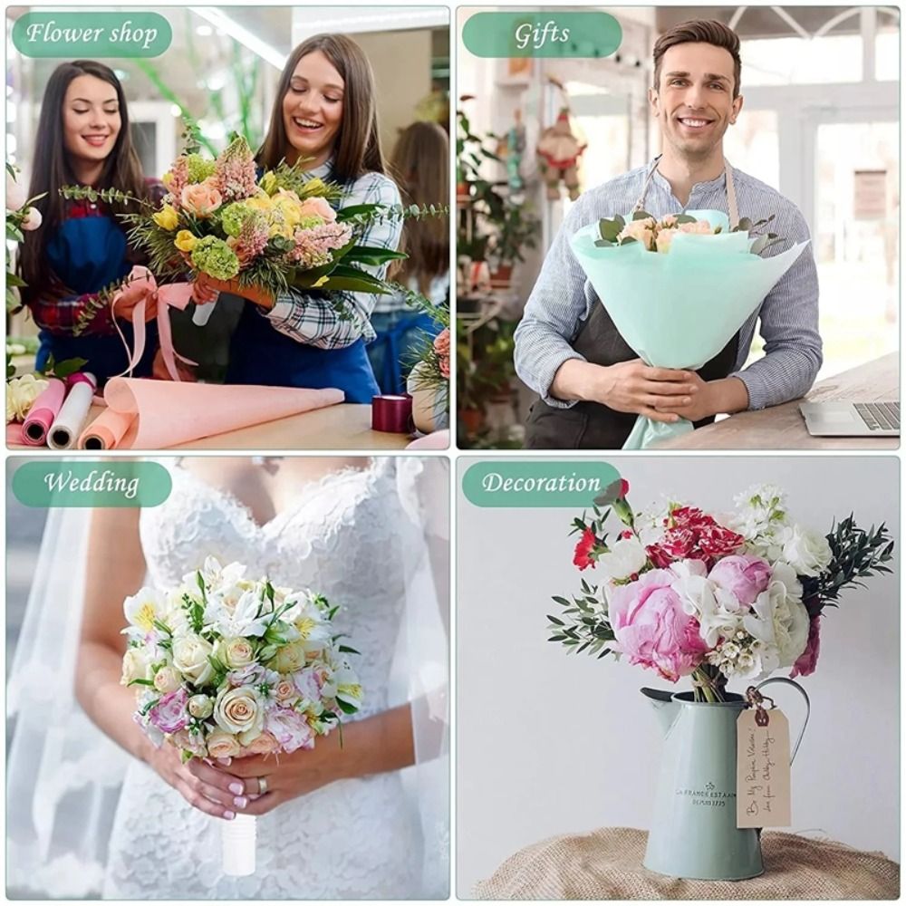 Round Party Florist Flower Dec - Florist Supply Paper ulasan dan harga