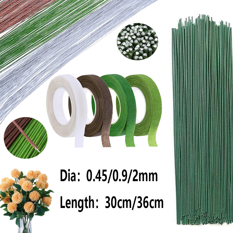 22/20 Gauge LightGreen Floral  - Florist Supply Bulk ulasan dan harga