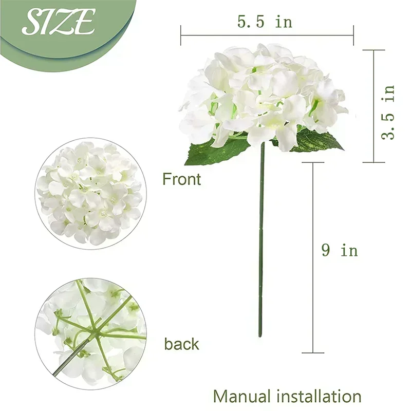50 Pcs Hydrangea Artificial Fl - Florist Supply Bulk ulasan dan harga