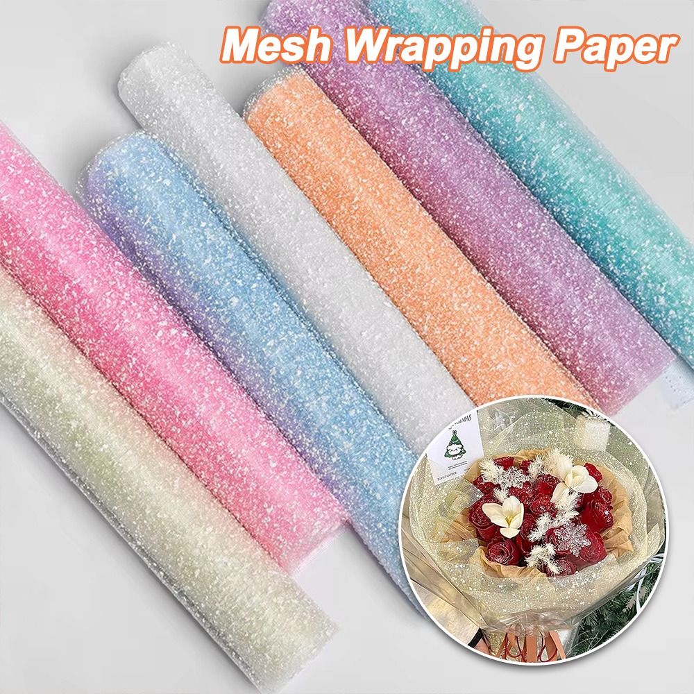Snowflake Fresh Flower Wrappin - Florist Supply Paper ulasan dan harga
