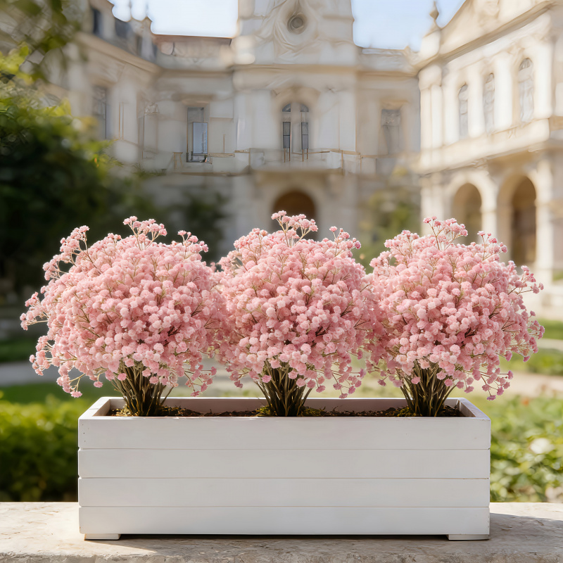 130-Stem Pink Gypsophila Artif - Florist Supply Bulk ulasan dan harga