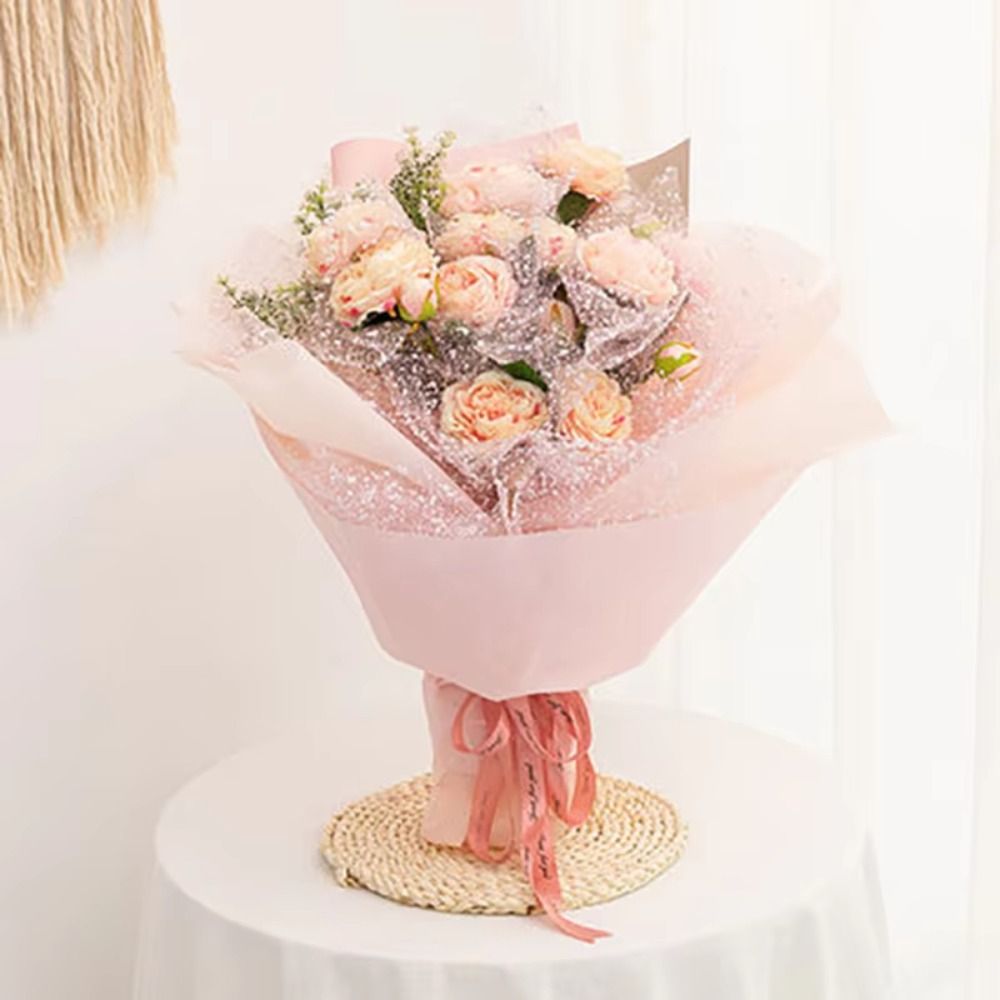 Snowflake Fresh Flower Wrappin - Florist Supply Paper ulasan dan harga