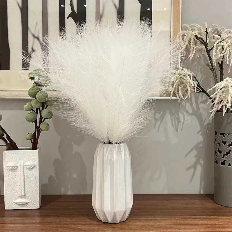 10PCS Artificial Pompous Grass - Florist Supply Bulk ulasan dan harga